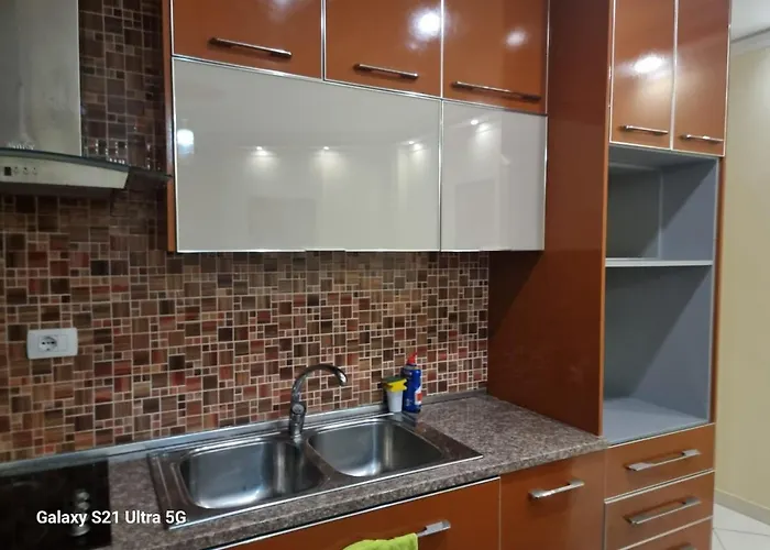 Apartmán Beachfront 140 Metters With Big Veranda And Big Balcony Seafront Vlorë